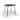 Holsen 42" Square Rigid Bar Height Table - 42" Square