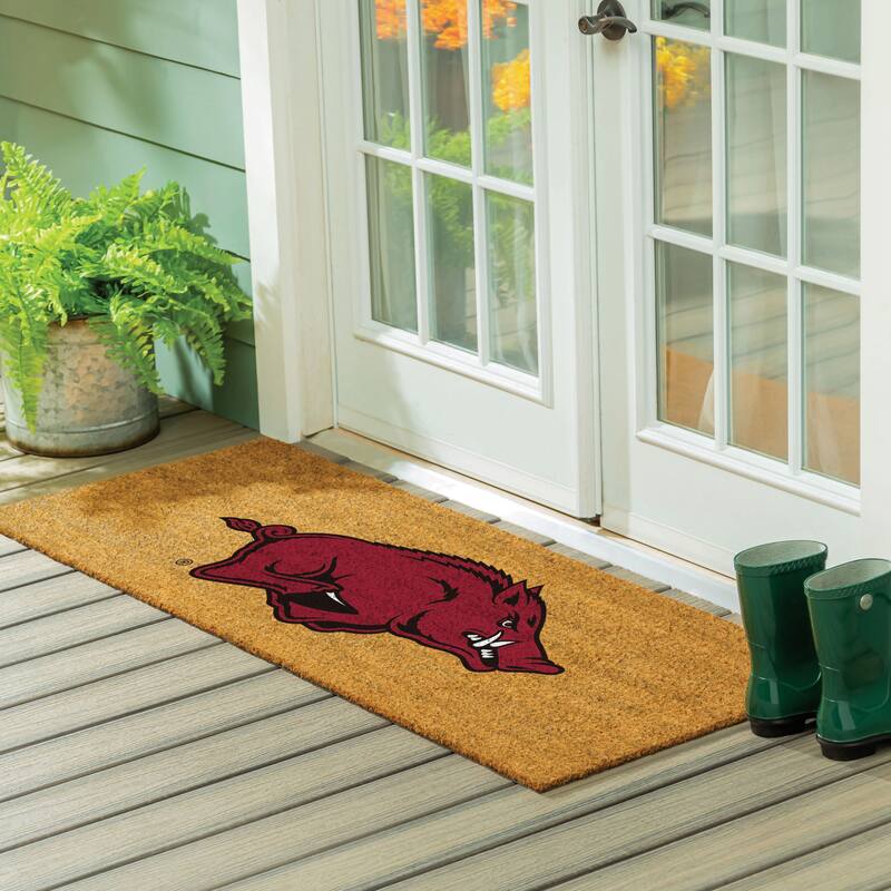 University of Arkansas Full Color Indoor/Outdoor Coir Mat - 60" x 24"