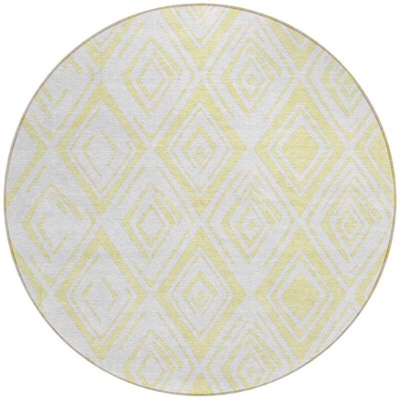 HomeRoots Geometric Transitional Rectangle Outdoor Rug