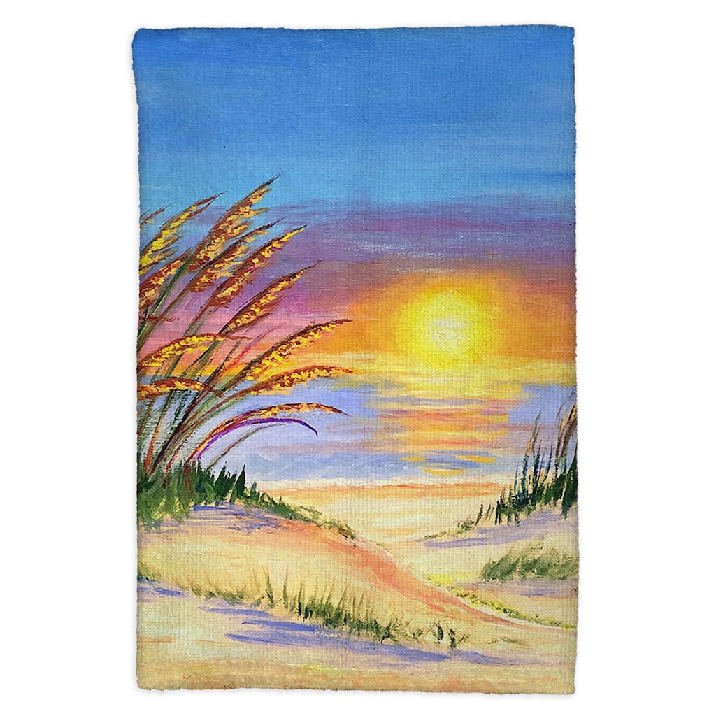 Sea Oats Sunrise Kitchen Towel - 16x25
