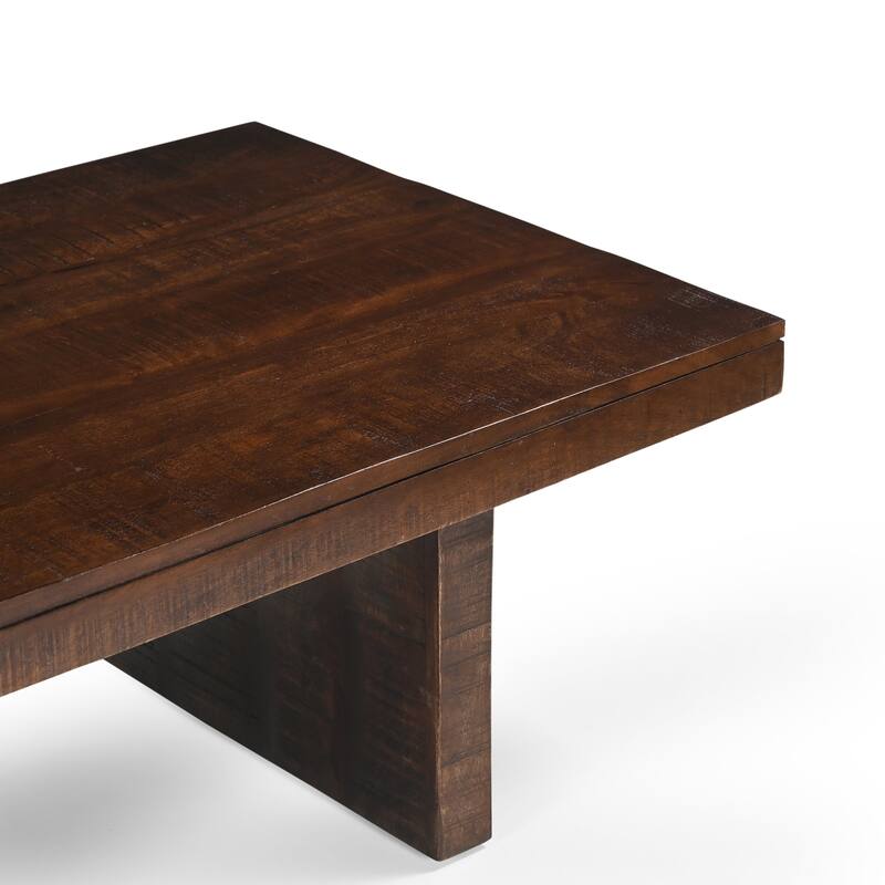 Timbergirl Dark Mango Wood Coffee Table - 53" x 28"