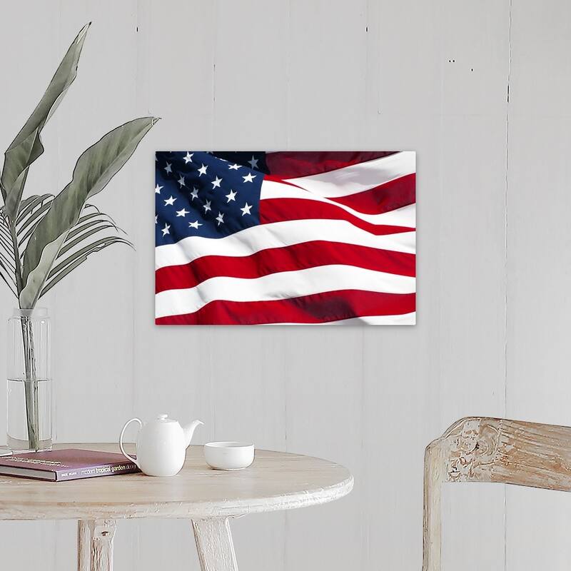 "American Flag" Canvas Wall Art - 24 x 16