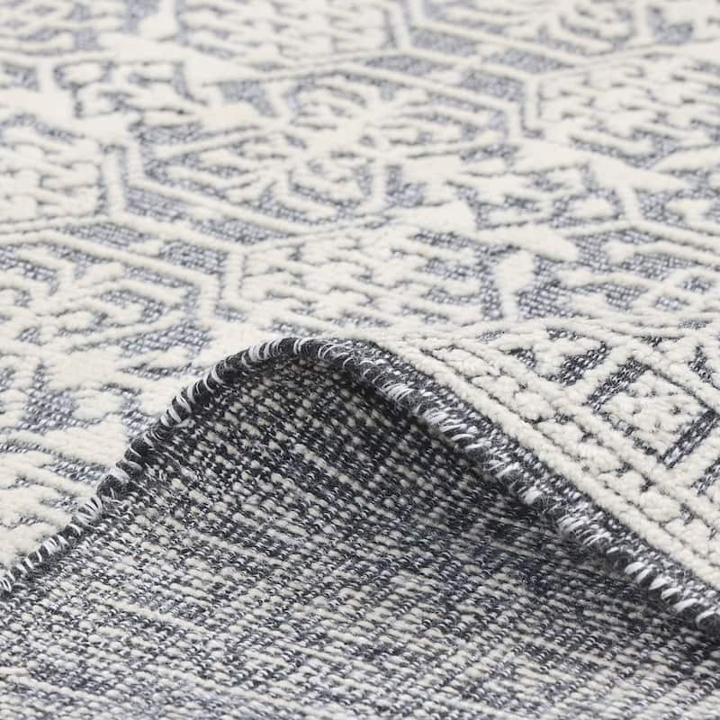 Overton Handmade Modern Contemporary Oriental Area Rug