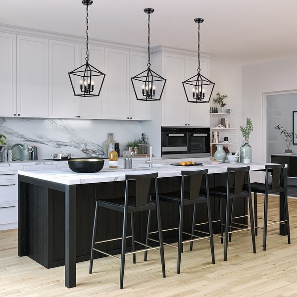 Matte black lantern pendant light cheap