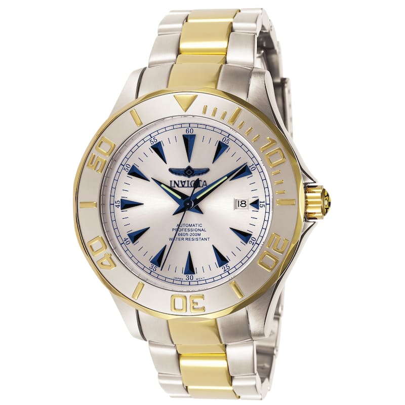 Invicta Men's 7036 Signature Automatic 3 Hand Silver Dial Watch