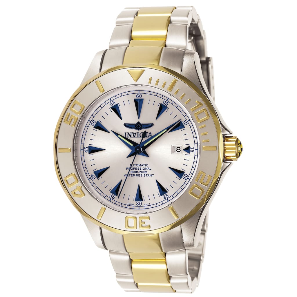 Invicta Men's 7036 Signature Automatic 3 Hand Silver Dial Watch