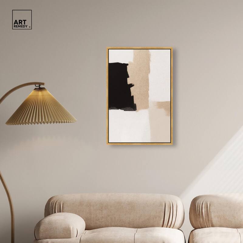 Earth and Ink IV Canvas by Art Remedy