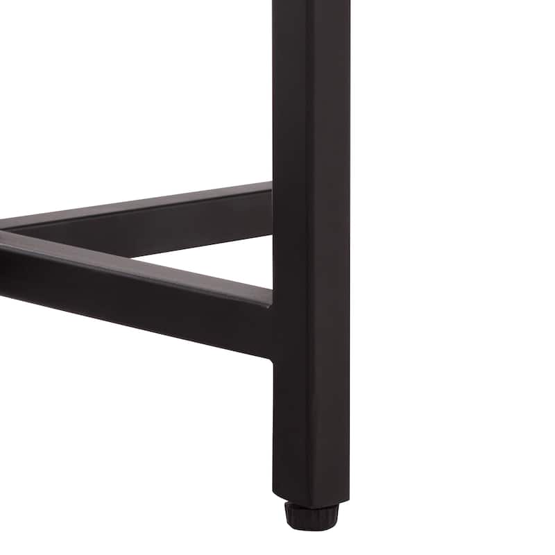 SAFAVIEH Home Aloha Marble Side Table - 18"W x 13"D x 24"H