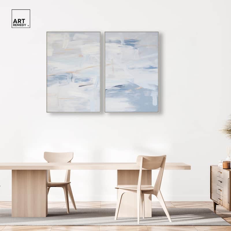 Frozen in Time I Canvas Set of 2 by Art Remedy