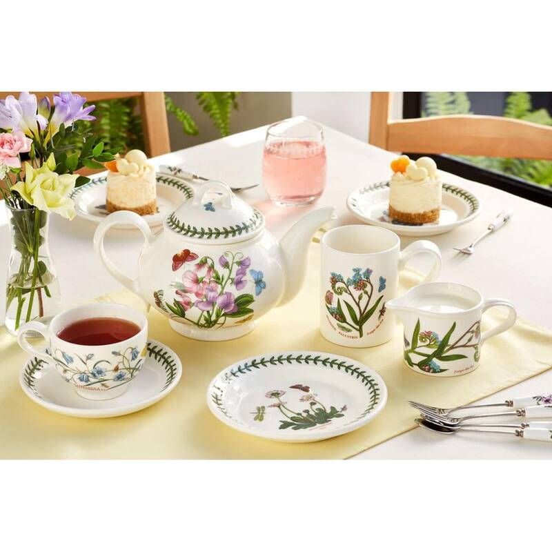 Portmeirion Botanic Garden Drum Shaped Creamer Jug - 7 ounce
