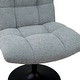 preview thumbnail 18 of 45, Art Leon Fabric Swivel Accent Chair with Ottoman