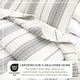preview thumbnail 15 of 23, Linery & Co. Farmhouse Stripe Microfiber Quilt Set With Shams.