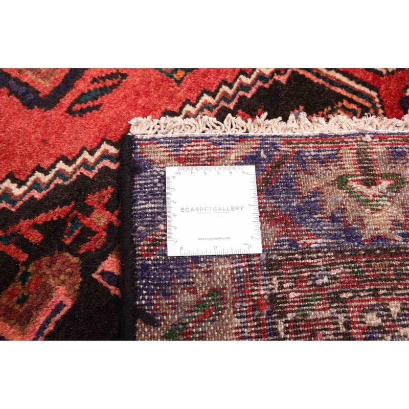 ECARPETGALLERY Hand-knotted Andelz Red Wool Rug - 3'11 x 7'0