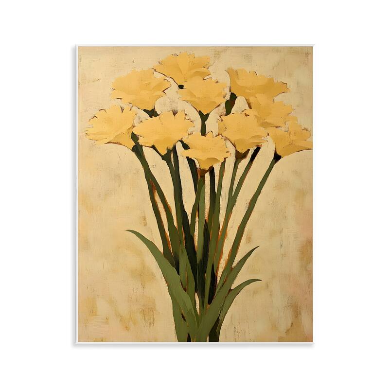 Stupell Hand Picked Daffodils Wall Plaque Art Design By Franklyn Gregory - 11 x 14