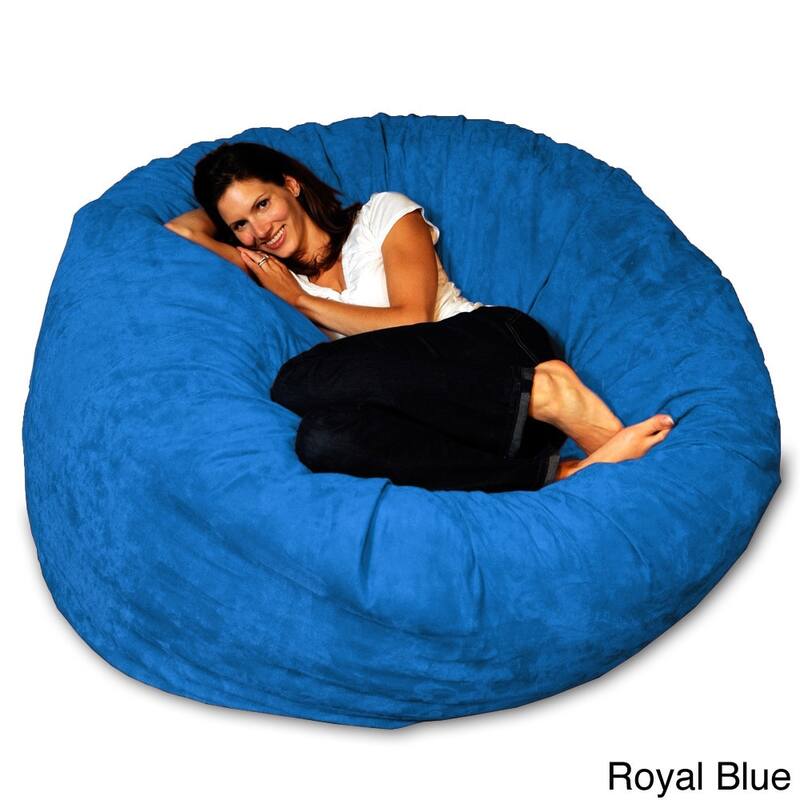 Bean Bag Chair 5-foot Memory Foam Removable Cover Bean Bags