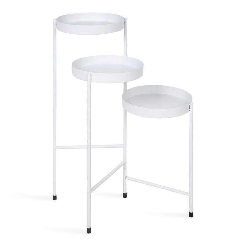 Kate and Laurel Finn Metal 3-tier Modern Plant Stand - 16x21x30