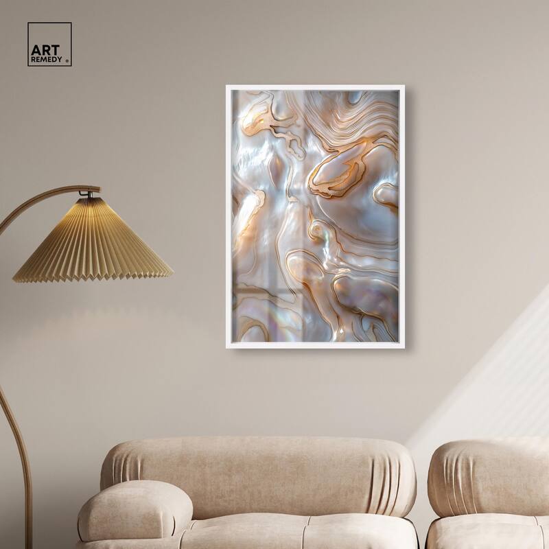Fluid Preciousness I Shadowbox by Art Remedy