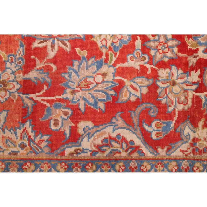 ECARPETGALLERY Hand-knotted Antalya Vintage Red Wool Rug - 9'9 x 13'9