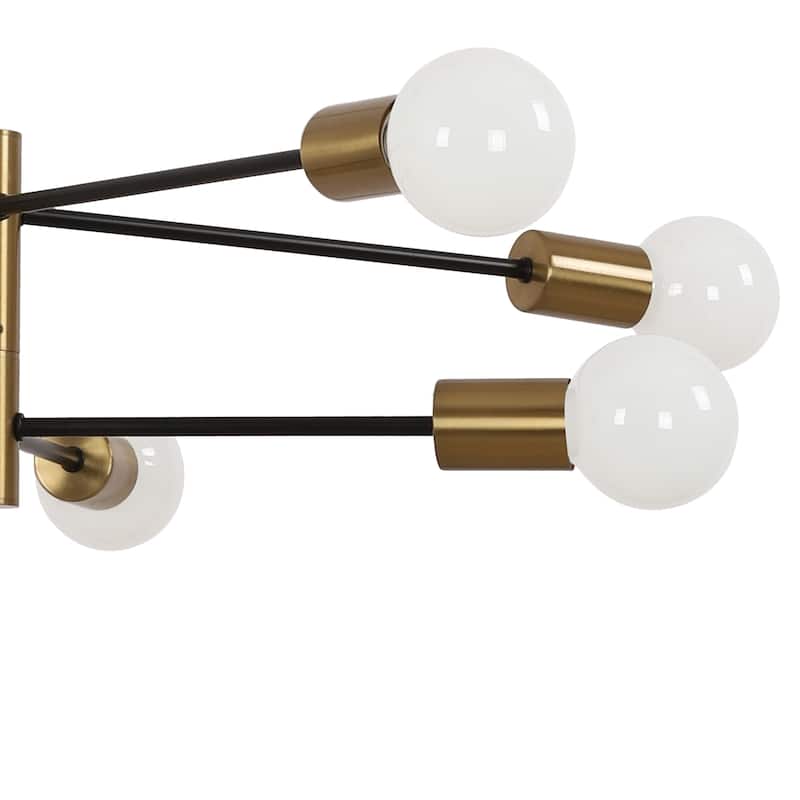 8 - Light Modern Linear Sputnik Chandelier for Dining Room