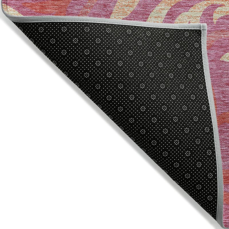 HomeRoots Floral Transitional Rectangle Outdoor Rug
