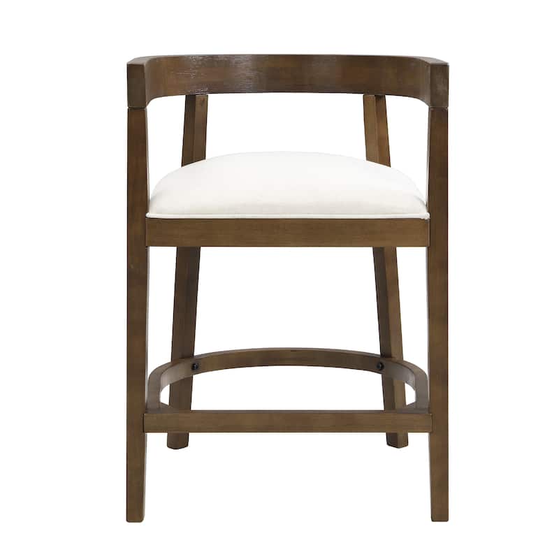 Timel Rubberwood Counter Stool (Set of 2) by Christopher Knight Home
