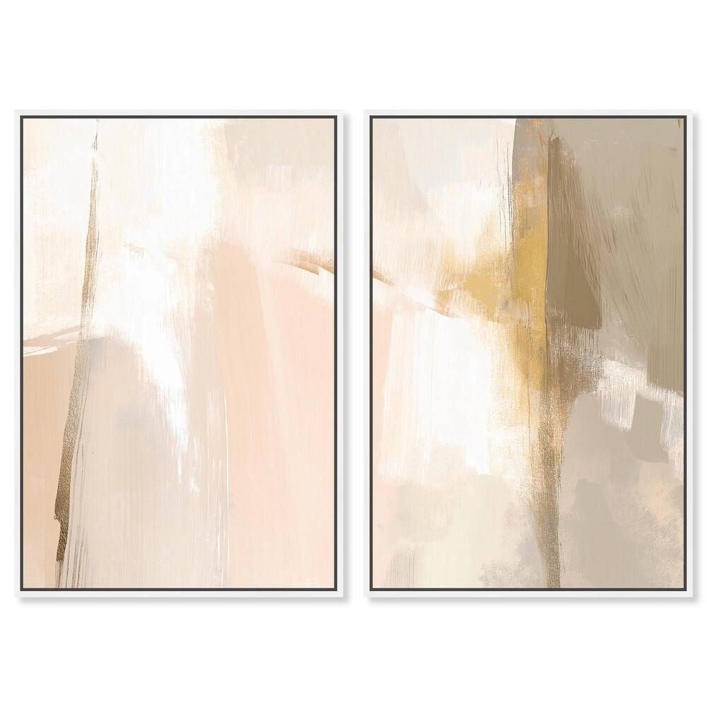 Meditative Hues II Canvas Set of 2 by Art Remedy