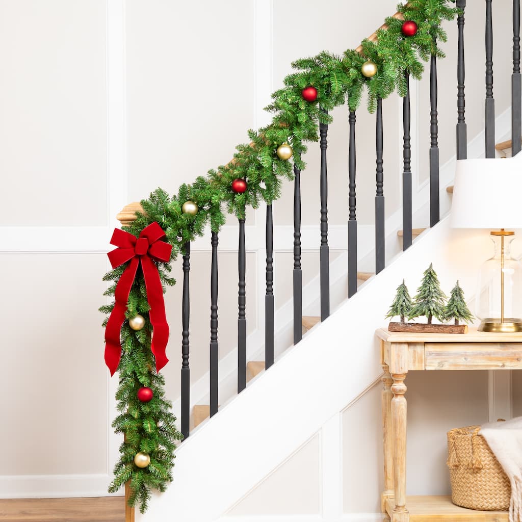 Eastern Pine Artificial Christmas Garland - 9' x 10" - Unlit