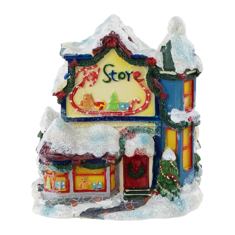 Children's Toy Store Christmas Village Building Decoration - 4"