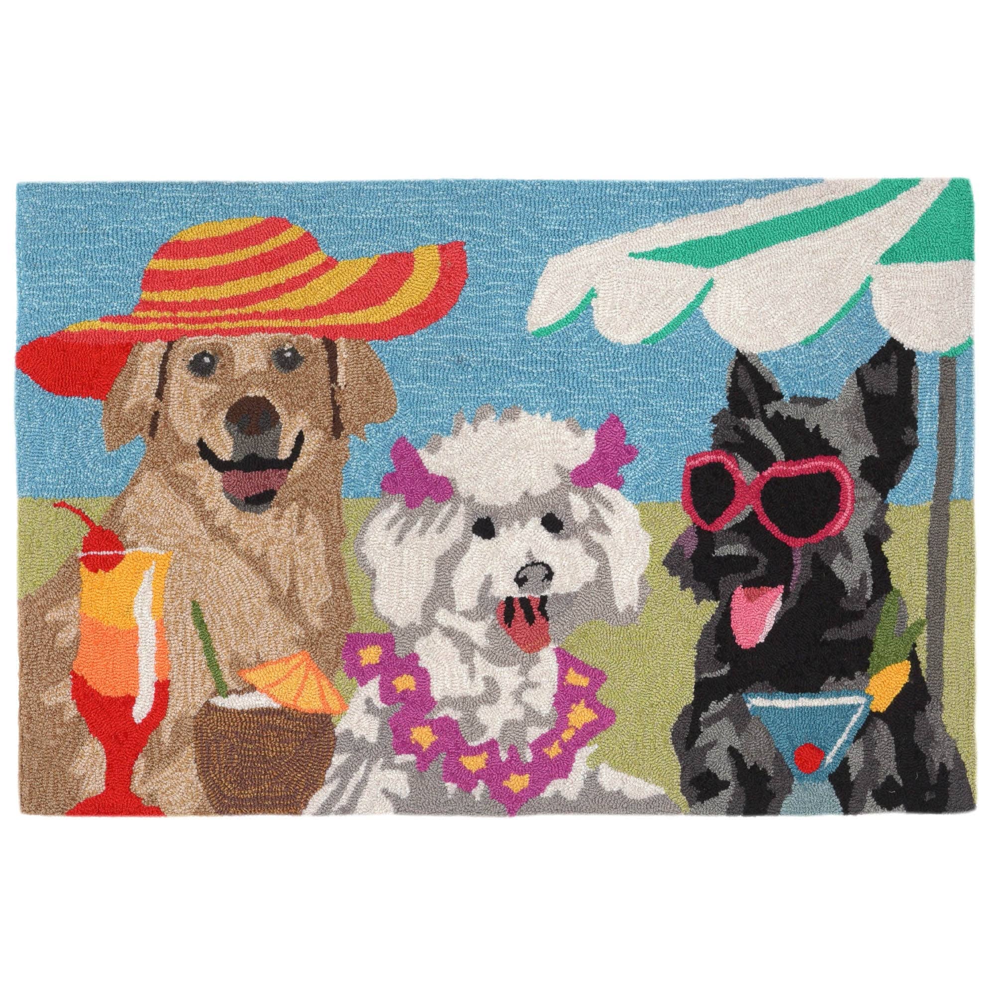 Lush Decor Frontporch Sassy Lassies Indoor/Outdoor Rug