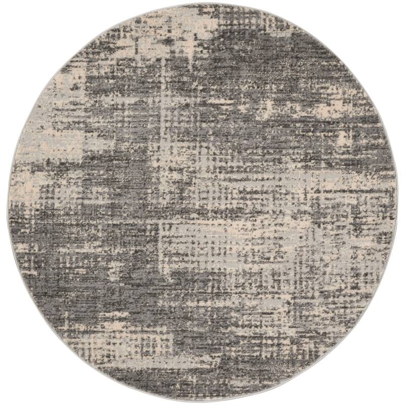 Calvin Klein Rush Abstract Modern Neutral Area Rug