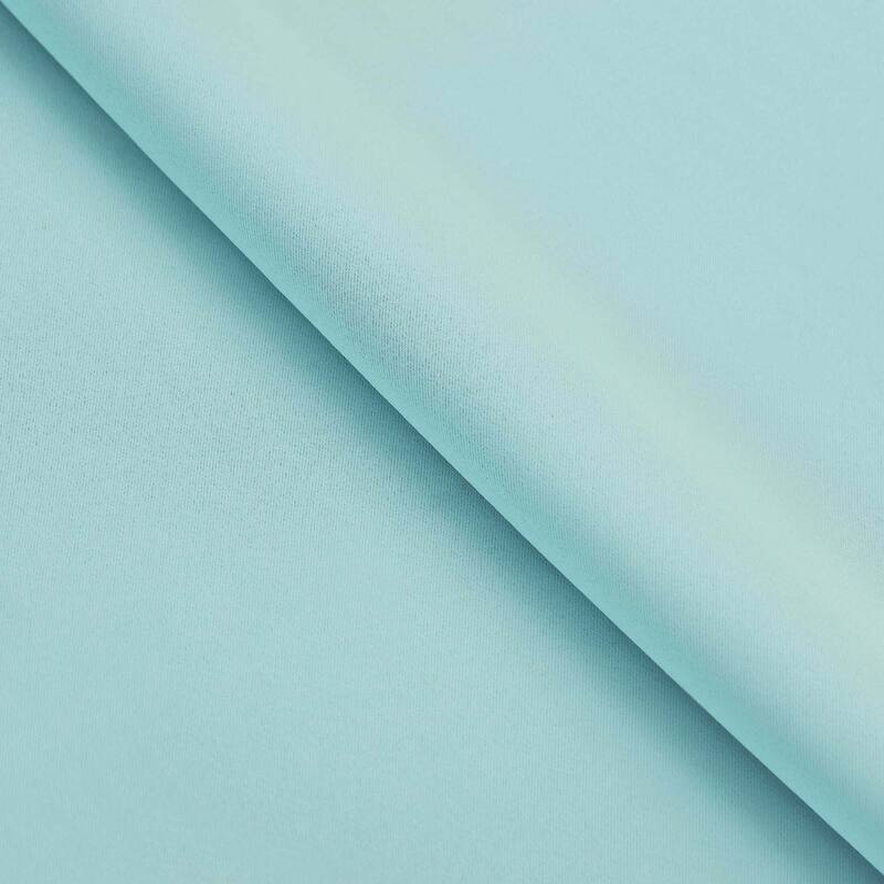 Superior Solid Machine Washable Room Darkening Grommet Curtains, Set of 2