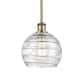 Option Clear Deco Swirl / Antique Brass
