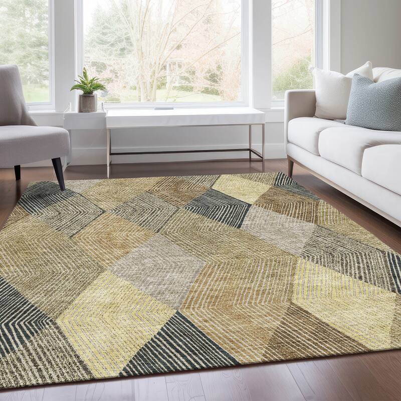Premium Washable Super Soft Modern Fusion Mayfield Rug