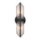 Option Urban Bronze / Clear Ribbed Glass