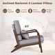 preview thumbnail 7 of 8, Costway 1/2 PCS Modern Accent Chair Upholstered Leisure Armchair with
