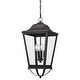 preview thumbnail 1 of 3, The Great Outdoors 73288 Savannah 4 Light 12" Wide Outdoor Pendant Sand Coal