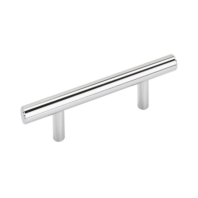 Bar Pulls 3 in (76 mm) Center-to-Center Polished Chrome Cabinet Pull