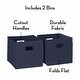 preview thumbnail 13 of 14, Kids Curve Appeal 23 in. 4 Cubby Bookcase – White with Optional Bins