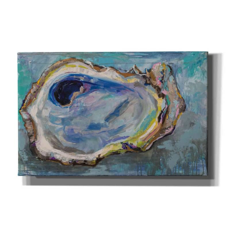Epic Graffiti "Oyster Two" by Jeanette Vertentes, Canvas Wall Art - 40x26