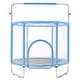 preview thumbnail 12 of 19, 55" Kids Trampoline with Safety Net and 3 Adjustable Heights Ideal for Indoors or Outdoors