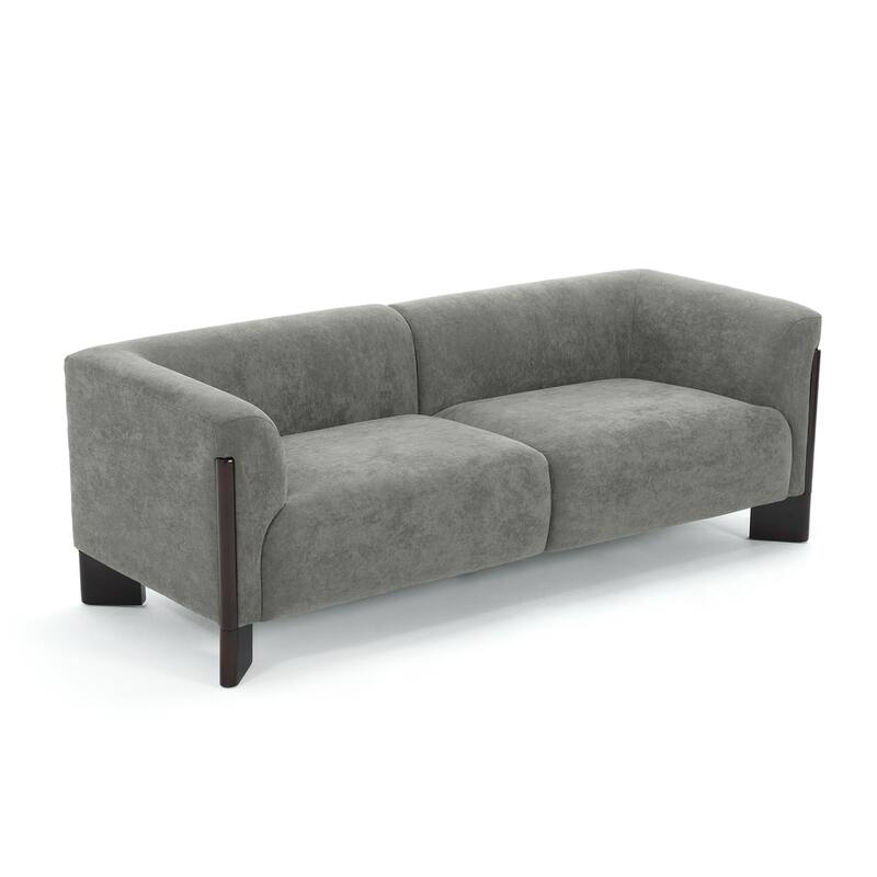 81" Modern Deep Seat Tuxedo Arms Sofa for Living Room