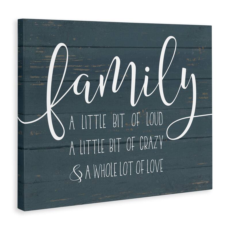 Stupell Family Loud Crazy Love Wall Art