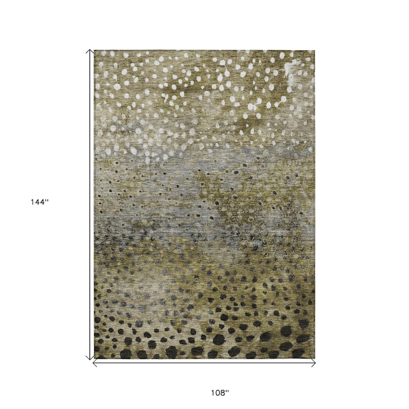 HomeRoots Abstract Transitional Rectangle Outdoor Rug
