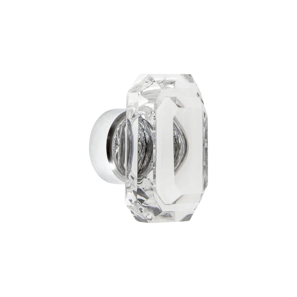 Grandeur BAGU-CRYS-KNOB Baguette 1-9/16” Luxury Solid Crystal Emerald
