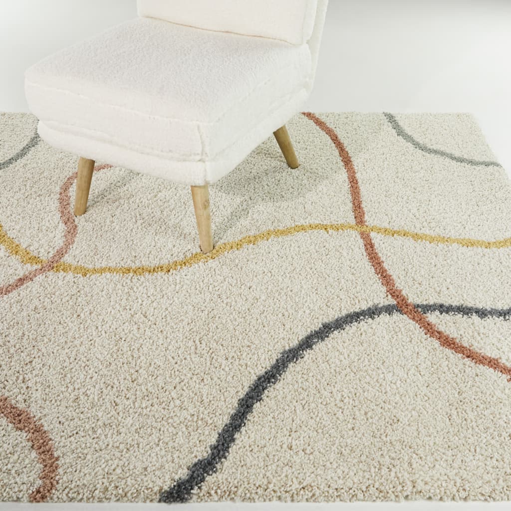Emanuel Abstract Shag Area Rug