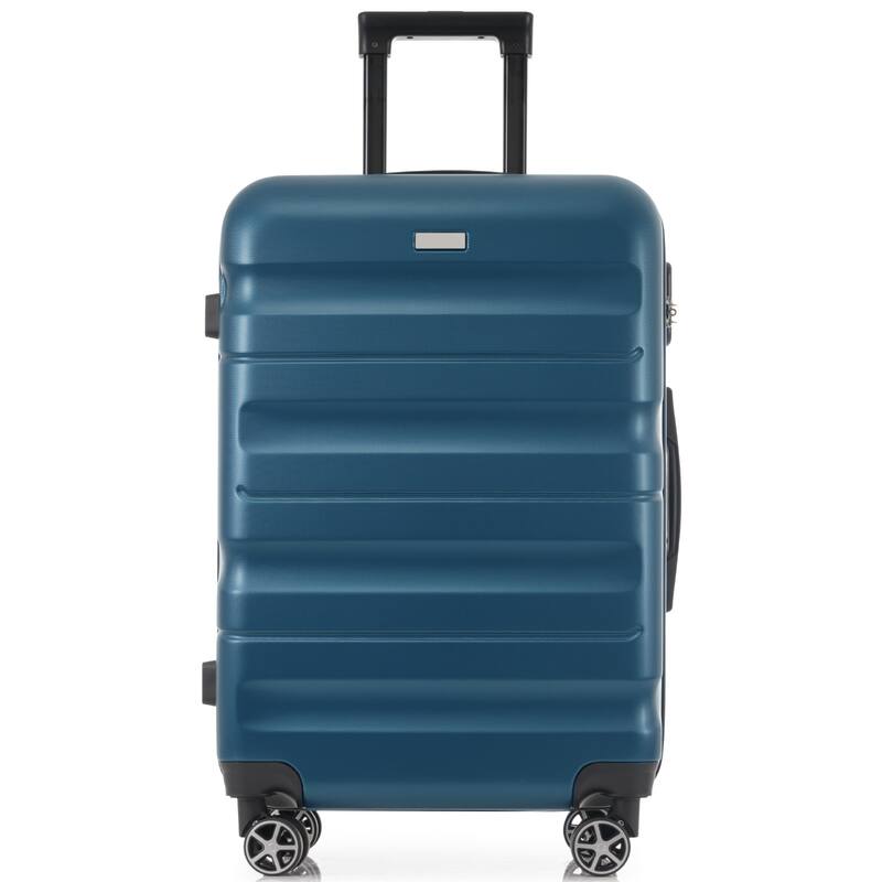 6-Piece ABS Hardshell Luggage Set - Lightweight & Durable Suitcases with Dual Spinner Wheels, Carry-On & Check-In Sizes