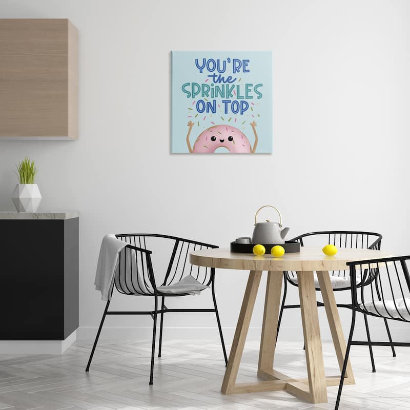 Stupell You're The Sprinkles On Top Canvas Wall Art Design By Sarah Hickman