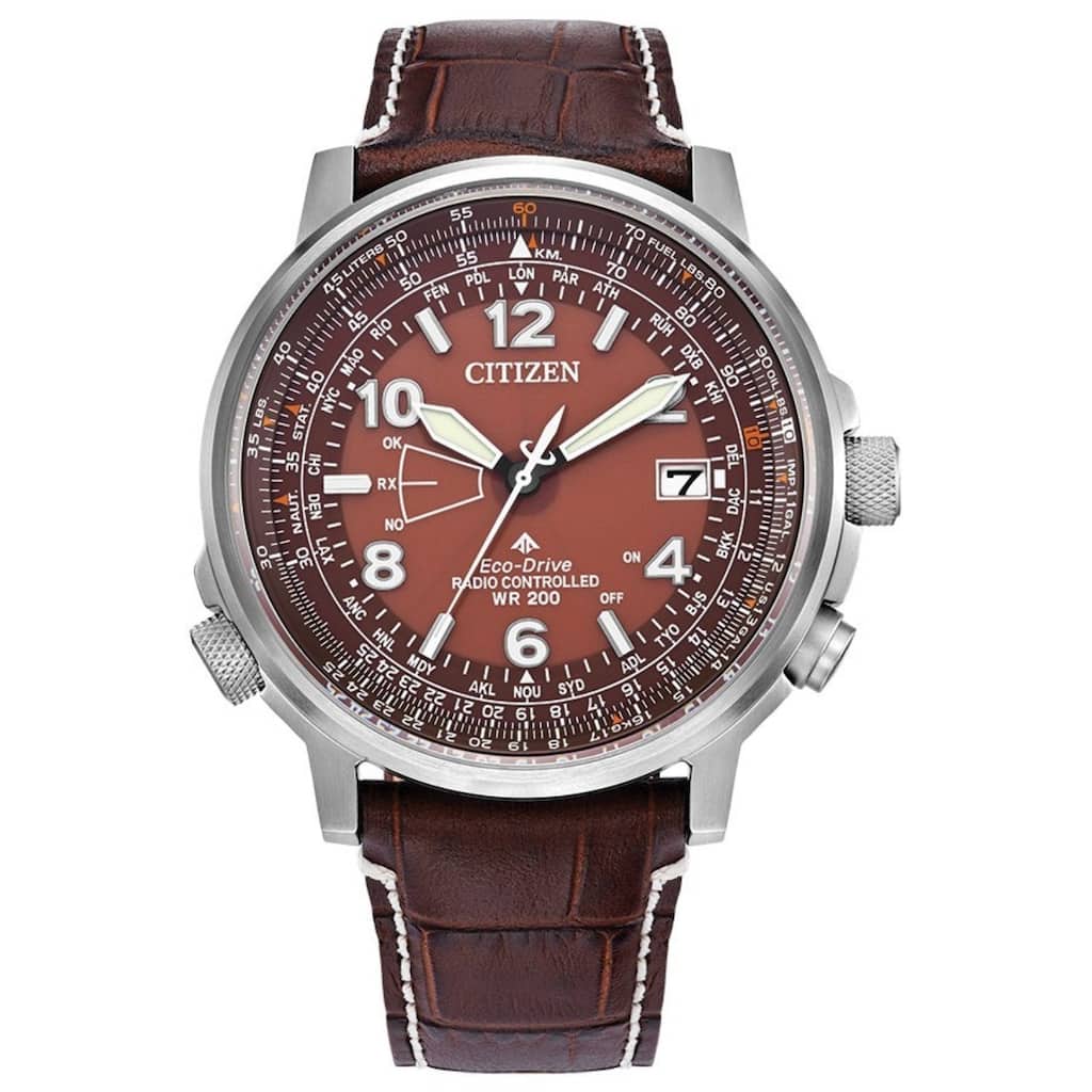 Citizen Men's Eco Skjy Brown Dial Watch - CB0248-01X - One Size