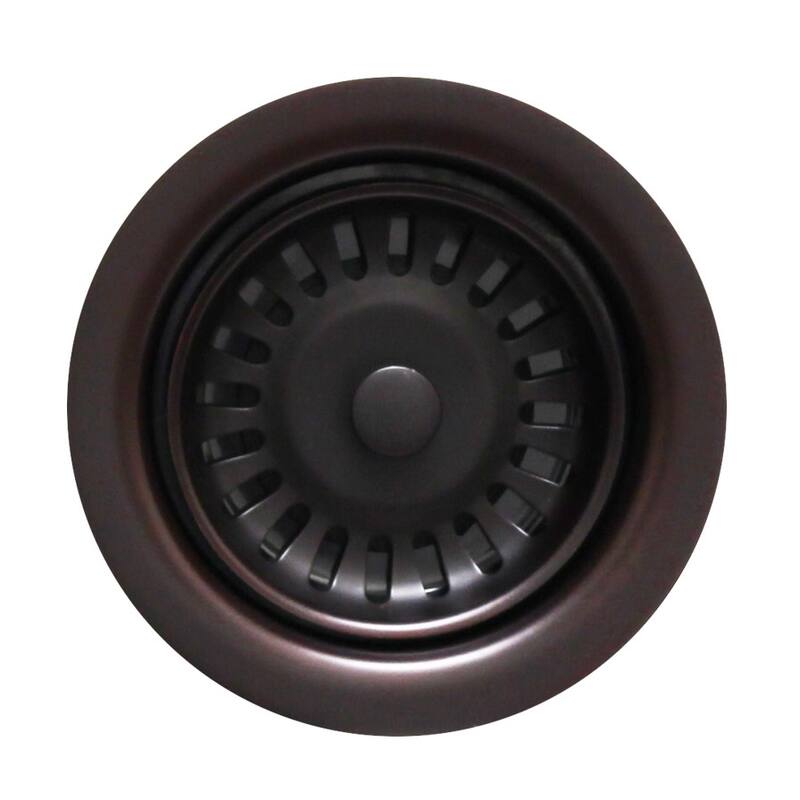 Whitehaus 3 1/2" Waste Disposer Trim with Matching Basket Strainer for