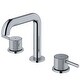 preview thumbnail 17 of 15, Karran Tryst KBF464 2-Handle Three Hole Widespread Bathroom Faucet with Matching Pop-up Drain